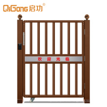 Smart Gate Auto Aluminum Entry Doors Interior Swing Aluminum Alloy for House at The Side Door Finished